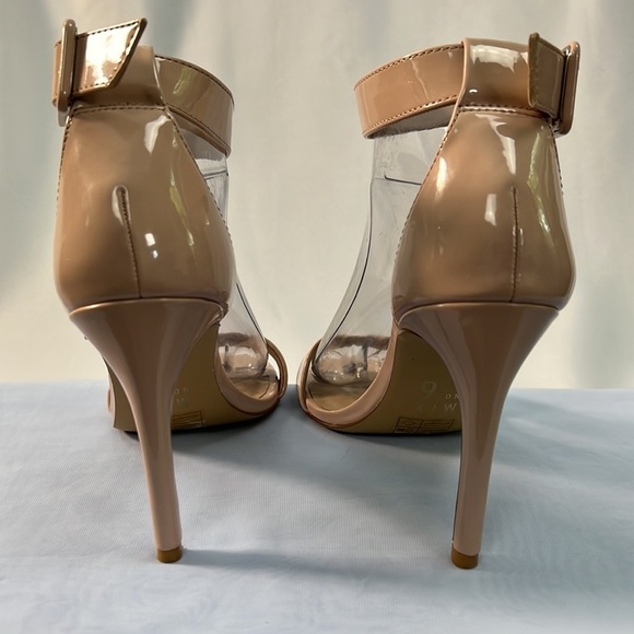 Mix No. 6 Lole nude heels with ankle straps size 8.5 - Picture 4 of 8